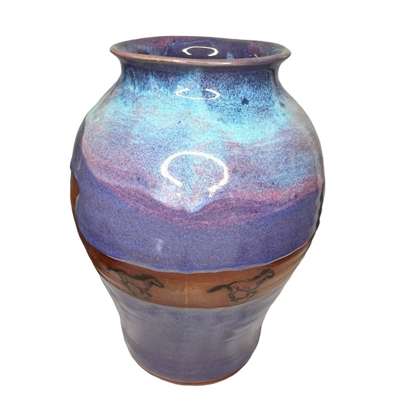 Vintage Always Azul Pottery Vase‎ - Picture 5 of 6